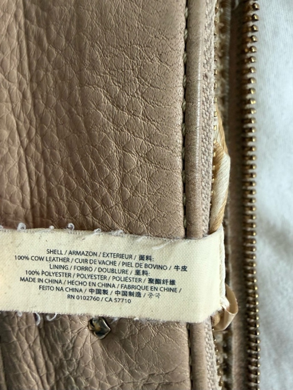 kate spade Pebbled Leather Crossbody - Taupe - Picture 4 of 6